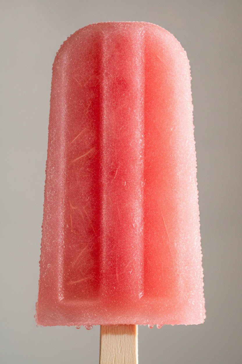 Karpuz buzlu çubuğun pembe makro dokusu